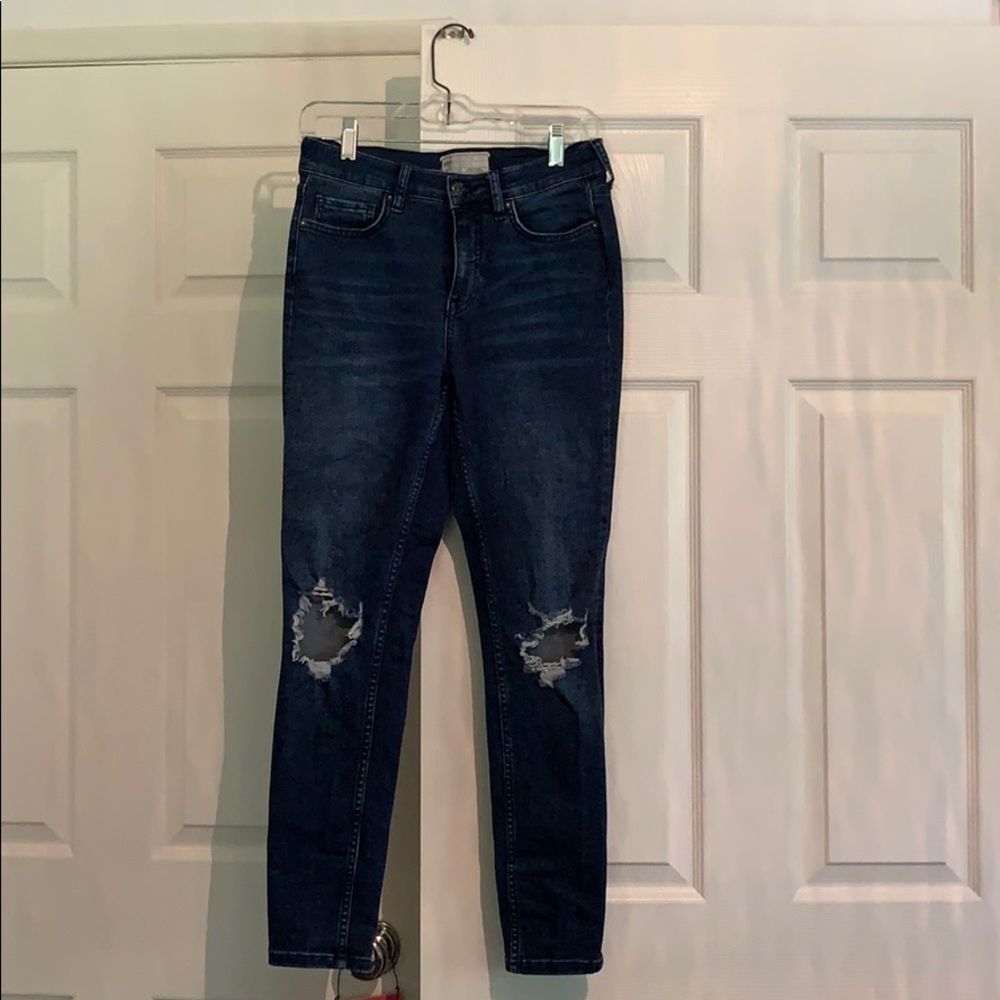 Skinny ripped jean